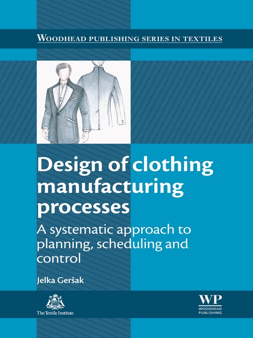 Upplýsingar um Design of Clothing Manufacturing Processes eftir Jelka Geršak - Biðlisti